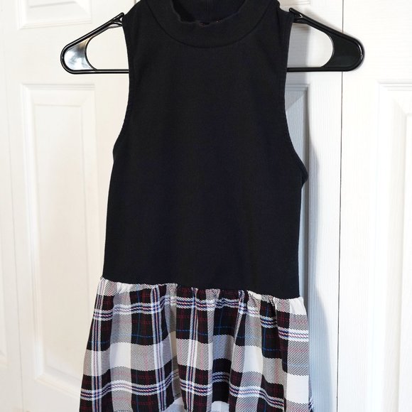 Size Medium Material Girl Plaid Peplum Top - Picture 1 of 4